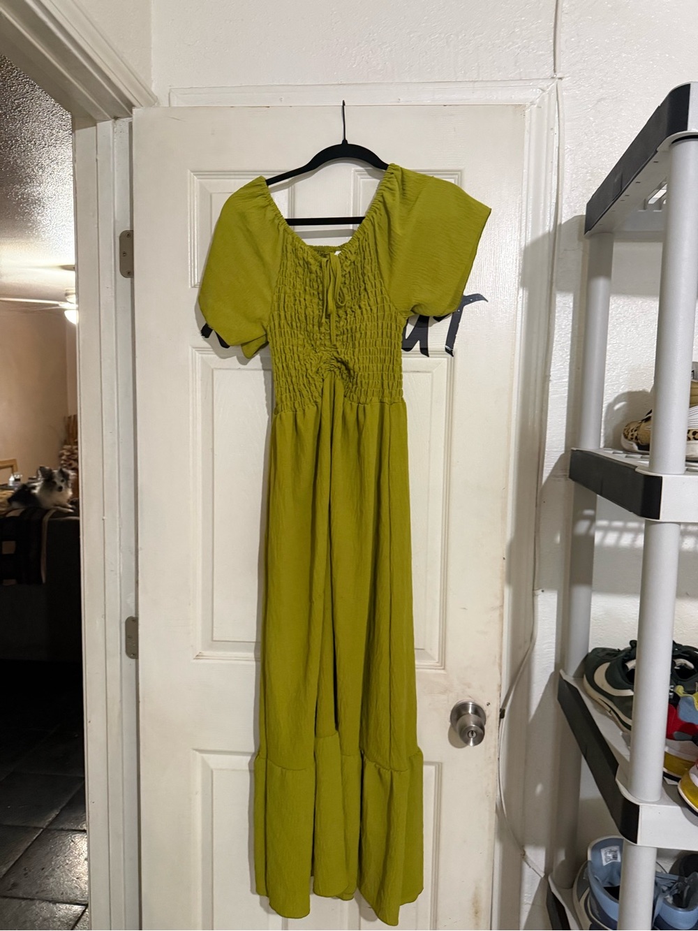Square Neck Midi Dress
